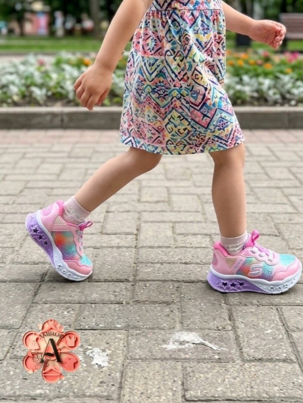 2×1 BOGO Skechers Kids Purple Pink Gradient Sneakers